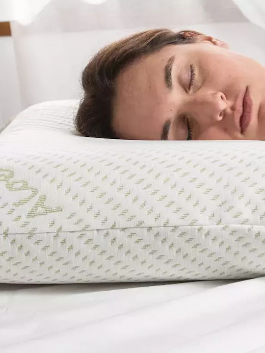 Alpha Foam Repose Aloe Vera Μαξιλάρι Ύπνου Memory Foam Ανατομικό 40x56x11cm