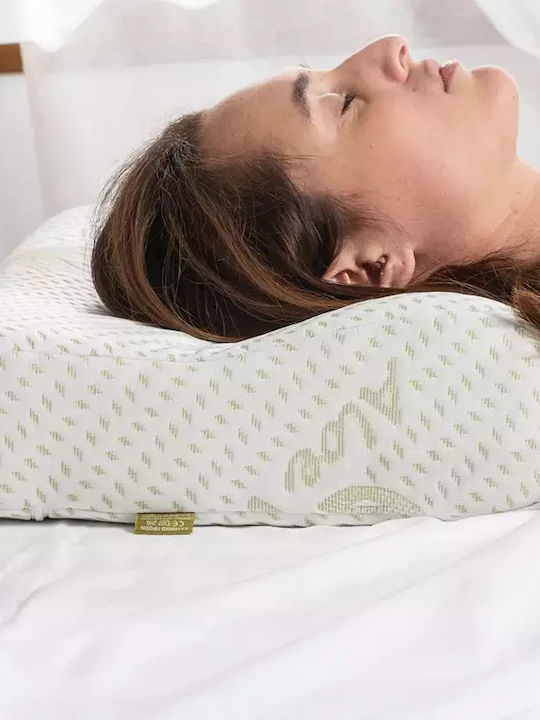 Alpha Foam Elegant Aloe Vera Μαξιλάρι Ύπνου Memory Foam Ανατομικό 32x48x10cm