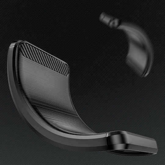 Powertech Husă Carbon Mob-2009 Samsung S25 Edge Neagră