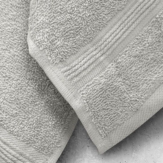 Lino Home Хавлиена Кърпа За Тяло Marea 70x140см Сива Тегло 480гр/м²