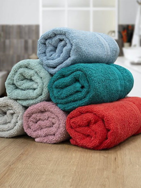 Lino Home Facecloth Marea 50x90cm Blue Weight 480gr/m²