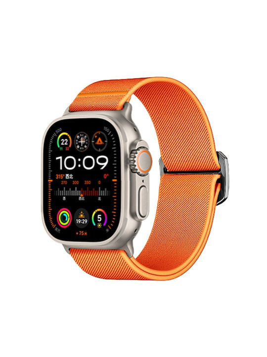Kalebol Strap Fabric Orange (Apple Watch 10, Ultra 2, Ultra 49mm, 9, 8, 7)