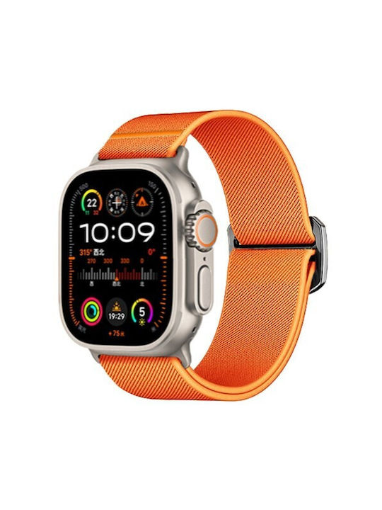 Kalebol Strap Fabric Orange (Apple Watch 10, Ultra 2, Ultra 49mm, 9, 8, 7)