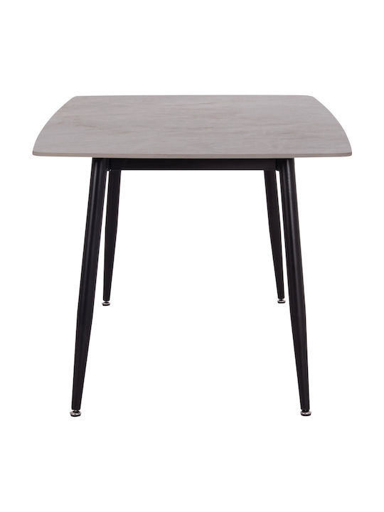Raven Tisch Speisesaal Grey Marble 160x80x74cm
