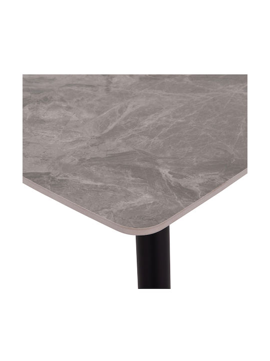 Raven Tisch Speisesaal Grey Marble 160x80x74cm