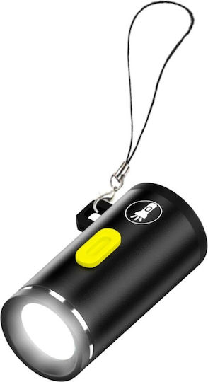4Smarts Keychain USB 2.0 Cable USB-C male - USB-C 100W PD Μαύρο