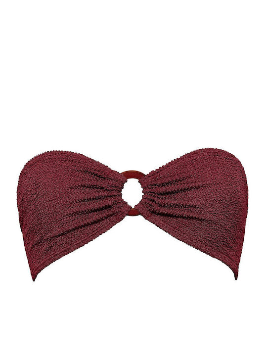 Strapless Bikini Red