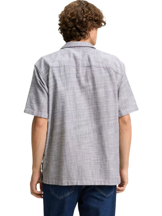 Kurzärmlig Baumwolle Hemd Grey