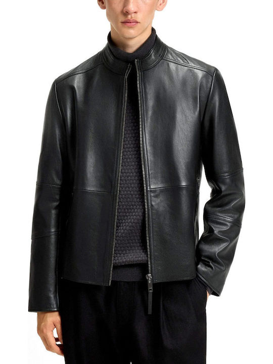 Lokis3 Leather Jacket Black