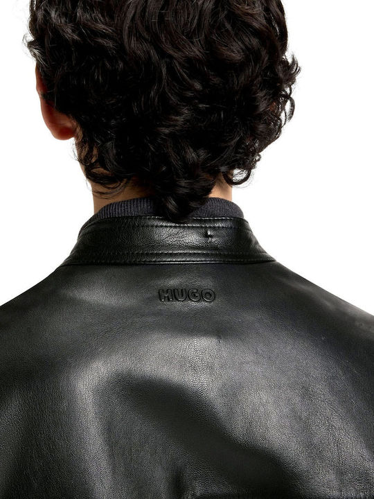 Lokis3 Leather Jacket Black