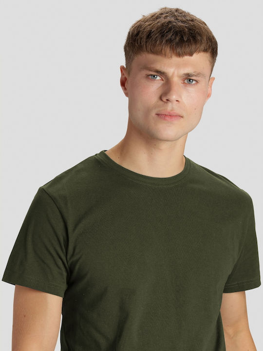 Ανδρικο T-shirt Marcus Roxy Tee 28-200408 Xaki