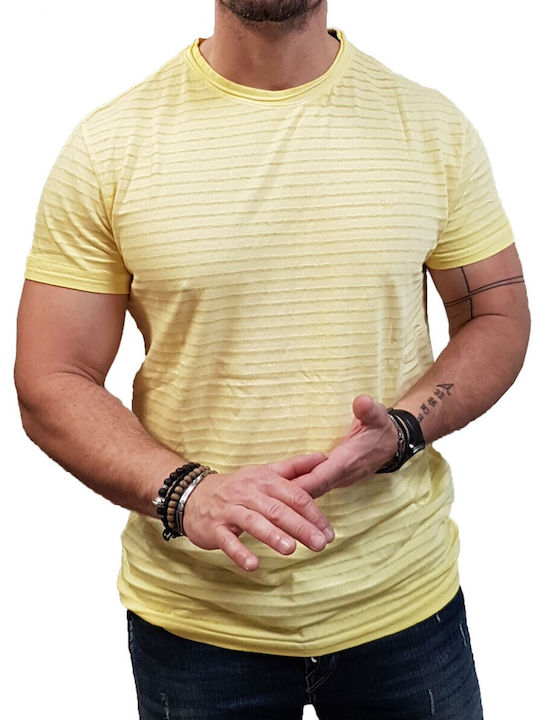Marcus 28-200385 3001 Milo O Lt Yellow Slim Fit Μπλουζα Yellow
