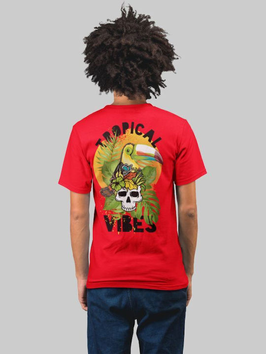 Tropical Vibes T-Shirt Rosa