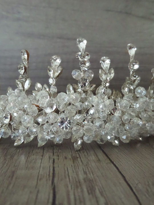 Tiara De Mireasă Coroană K649 Sil-k649