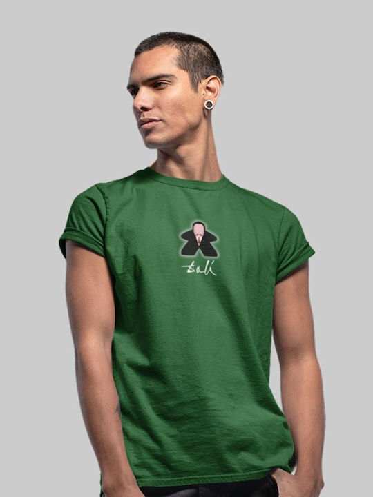 Dali Meeple T-Shirt Dunkles Lila
