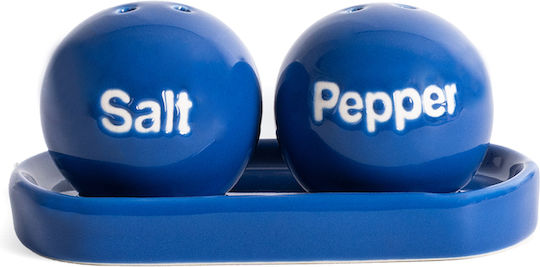 Blue Ping Pong Salt Pepper Hf