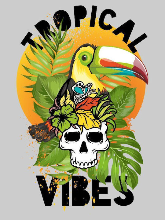 Tropical Vibes T-shirt Emerald