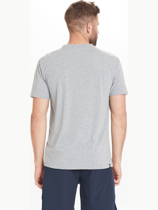 Virtus T-shirt Edwardo Logo 1038a Mid Grey Mel