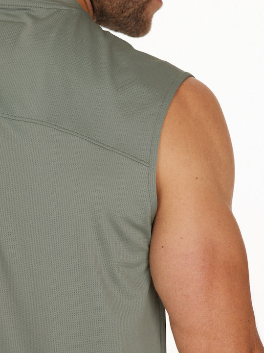 Virtus Μπλούζα Αμάνικη Easton M Meshtech Sleveless Tee 3158 Smoked Sage