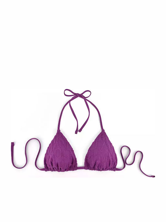 Set Bikini Triangle Pink Fuchsia