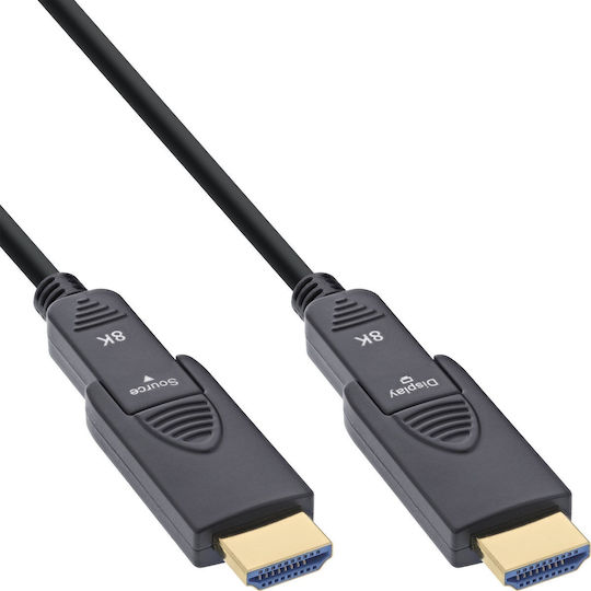 Manhattan Cable HDMI male - HDMI male 80m Μαύρο