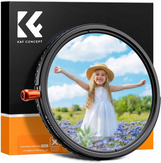 K&F Concept Filter CPL / Diffusion Durchmesser 82mm für Kameraobjektive