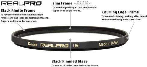 Kenko UV Filter Diameter 58mm with MC Coating for Camera Lenses