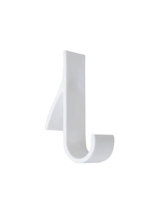 Orion Άγκιστρο Μπάνιου Διπλό με Βίδες ​6x2.5cm Ασημί