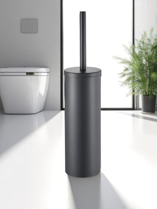 Inox Coș de gunoi pentru baie Gri