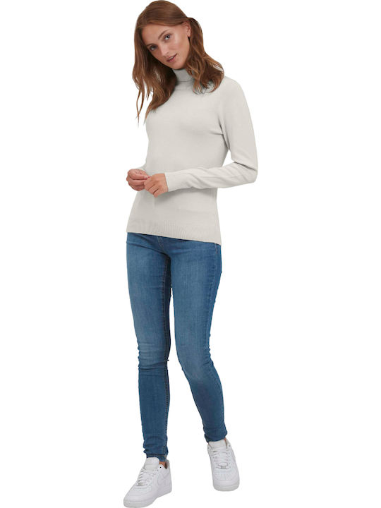 Byoung 'Pimba' Knitted Turtleneck Women's Blouse 20811103-130905 130905/Birch