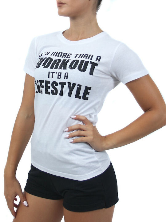 T-shirt Lifestyle Λεύκο 23056 H&s Λευκό
