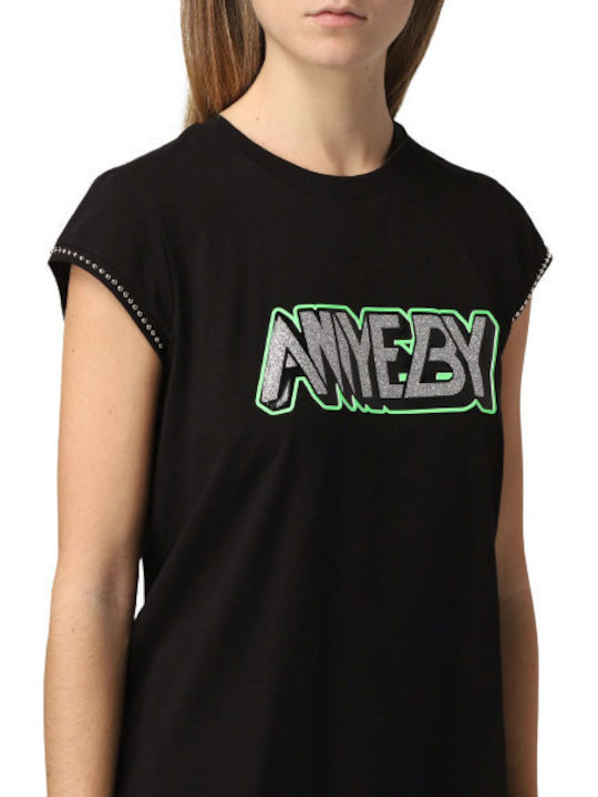 Aniye By T-shirt Aniye Basic Черен Дамски Блуза