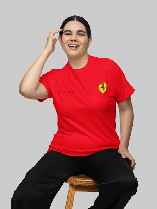 Carlos Sainz Ferrari W T-shirt Red