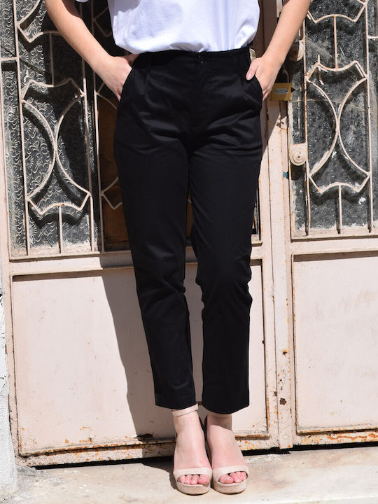 Women's Trousers Exceptional Quality Black Code tru109