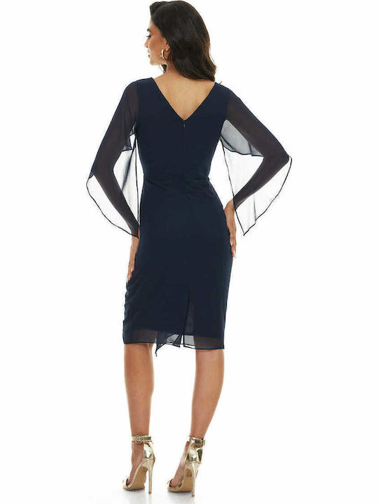 Midi Dress Motif & Rib Midi Dress Motif & Rib