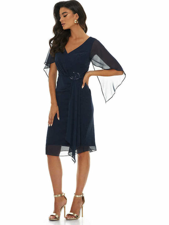 Midi Dress Motif & Rib