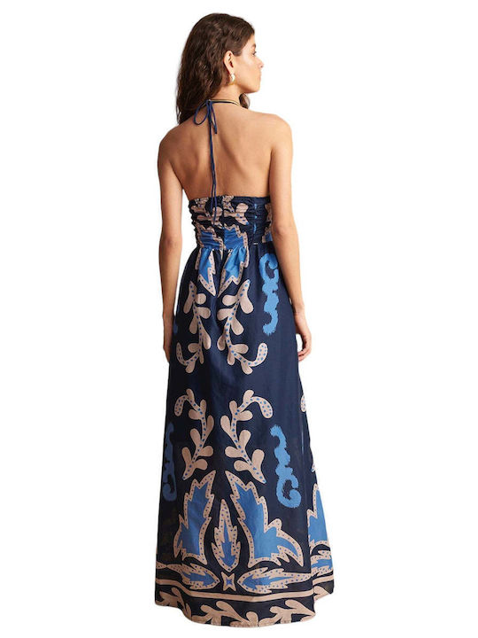 Maxi Kleid Besonderes Druck Bindung