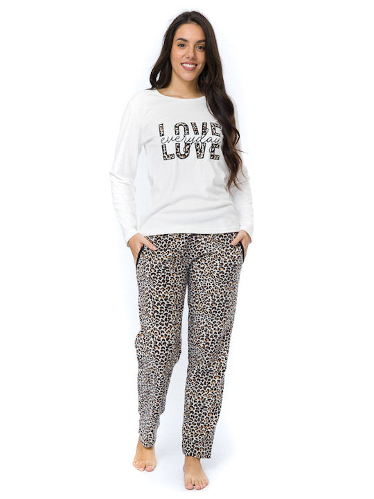 Damen Schlafanzug & Pyjamas Set Fleece 20039a