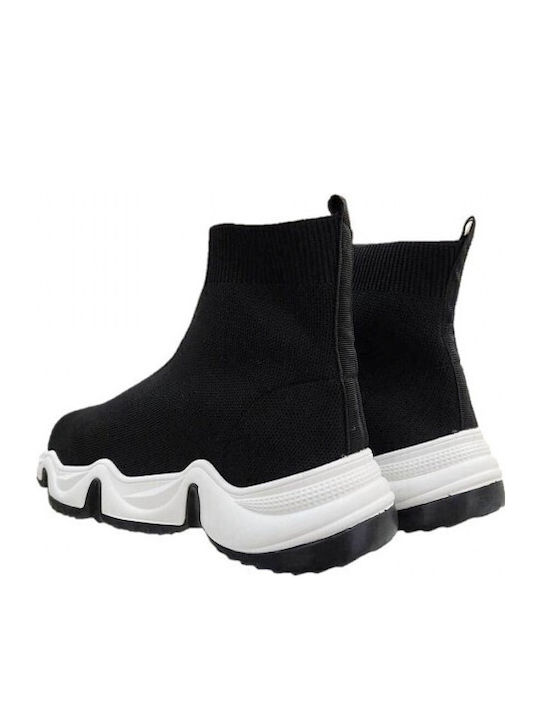 Damen Stiefeletten Tendenz Schwarz Schwarz