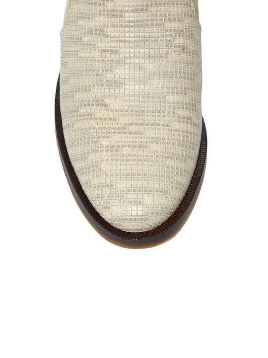 Leather Ankle Boots Mlv Tania12 Beige