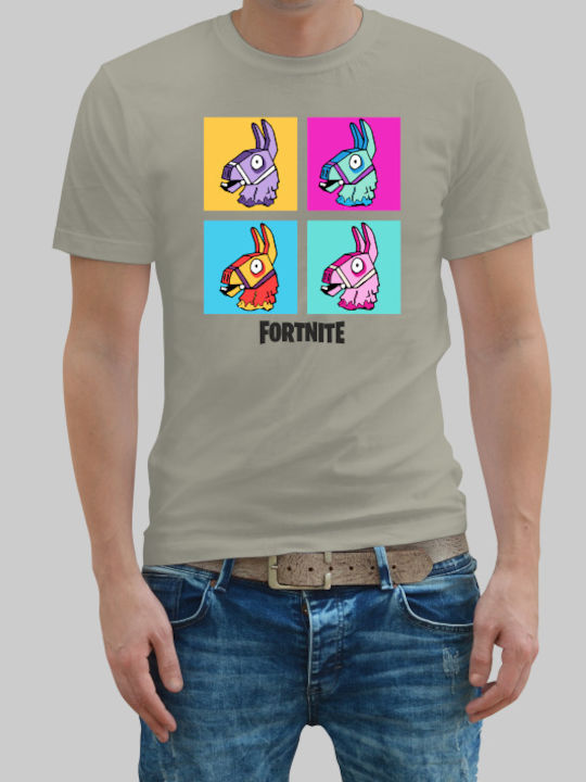 Fortnite Tricou Llama Alb