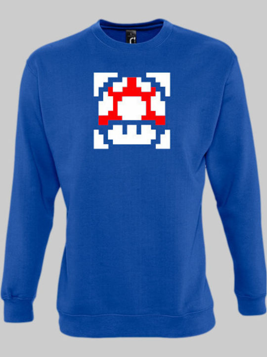 Super Mario Mushroom Sweatshirt White Super Mario Mushroom Sweatshirt White