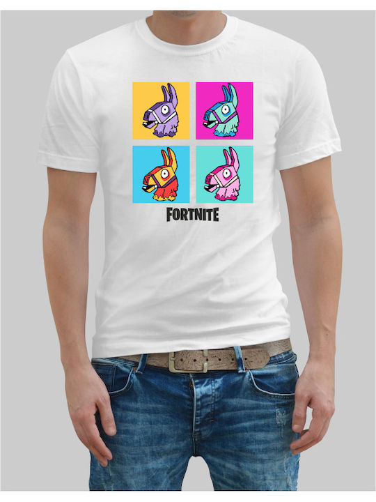 Tricou Fortnite Llama Roșu