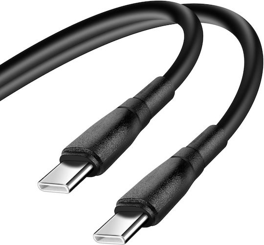 Blue Star USB 2.0 Cable USB-C male - USB-C 60W Black 1m