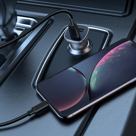 Maxlife USB 2.0 Cable USB-C male - USB-A Μαύρο 0.5m