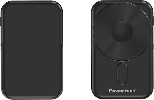 Powertech MagSafe Power Bank 10000mAh 22.5W με Θύρα USB-A και Θύρα USB-C Power Delivery / Quick Charge 3.0 Μαύρο