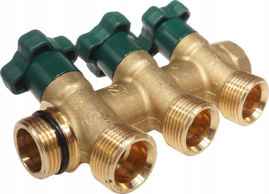 Herz Distributor T-less Drinking Water 3 Sections 2853003