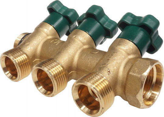 Herz Distributor T-less Drinking Water 3 Sections 2853003
