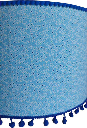 Oxygen Electric Blue Stehleuchte mit Fassung für Lampe E27 Blau