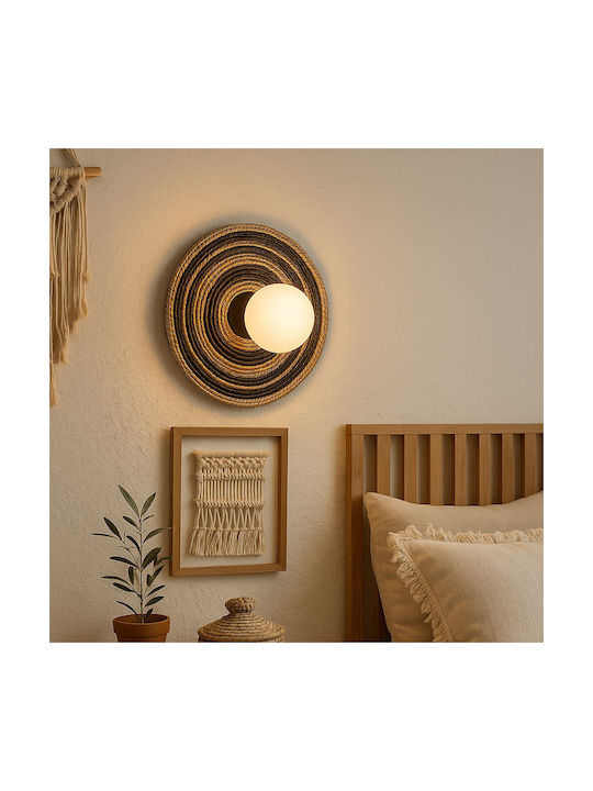 Lumină de Perete Negru 50cm